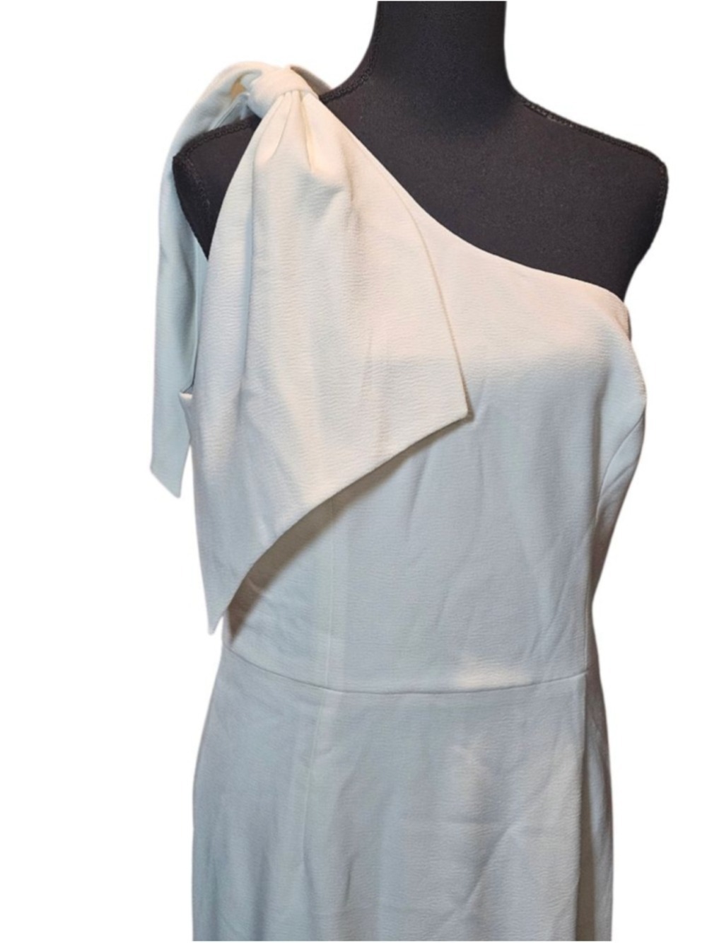 DRESS THE POPULATION White One Shoulder Dress XXL - Picture 7 of 9